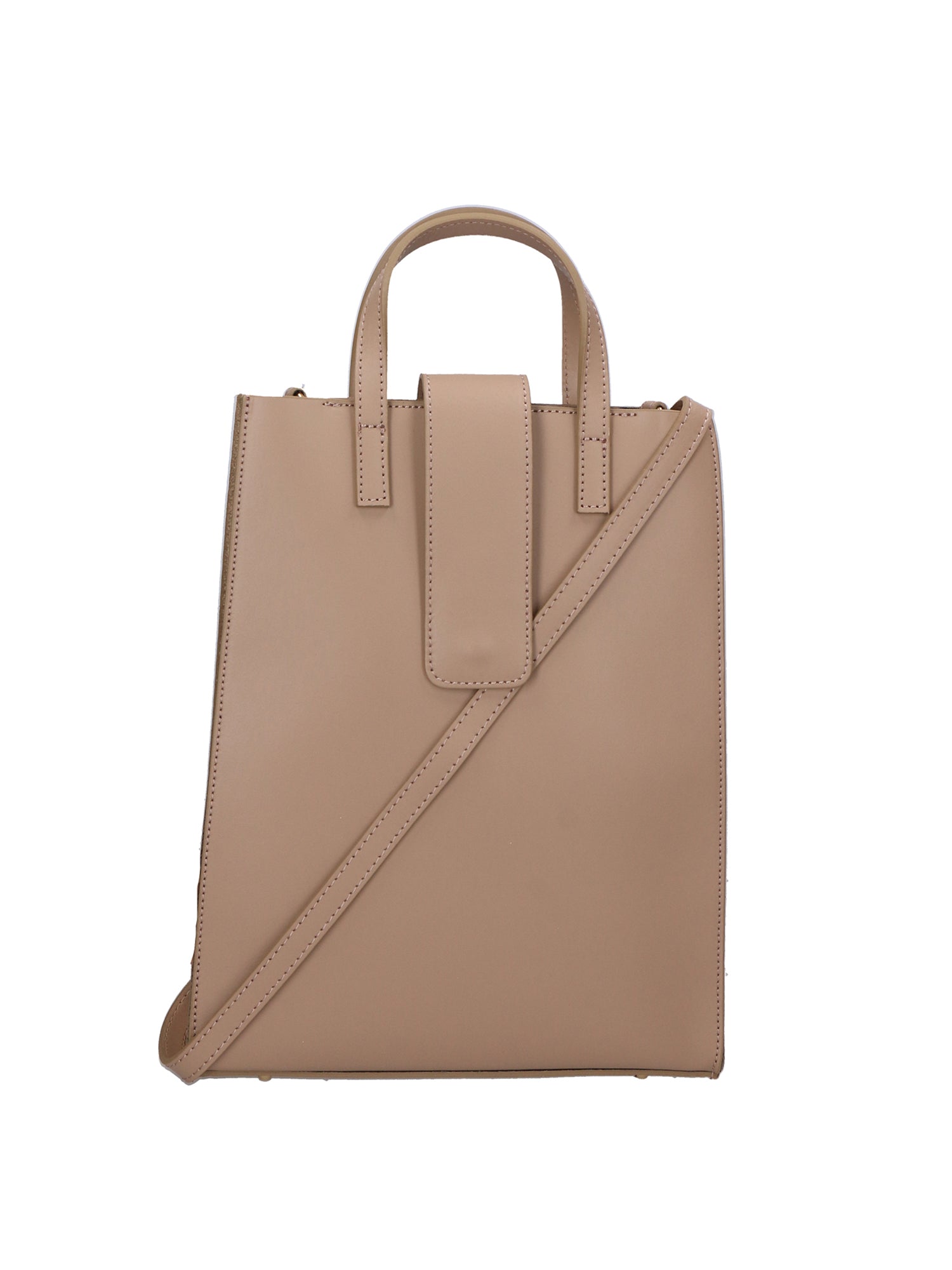 Giuseppina Borsa a mano da donna Vera pelle 05990-L110 TAUPE CHIARO+04 TAUPE CHIARO Gave Lux