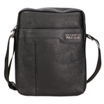 Borsa a tracolla uomo in pelle PU Casual PCL3001-BLACK Northampton Polo Club