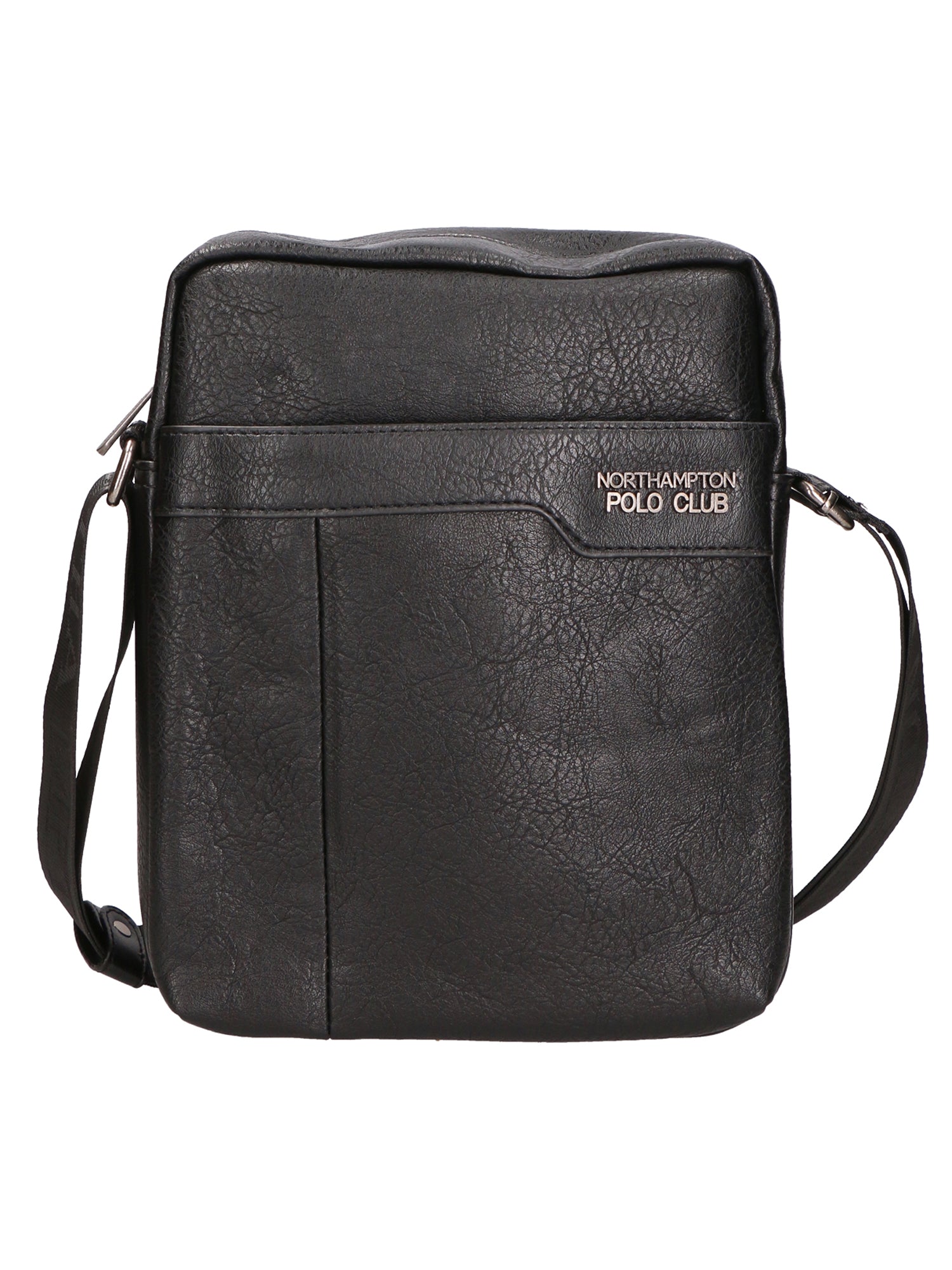 Borsa a tracolla uomo in pelle PU Casual PCL3001-BLACK Northampton Polo Club