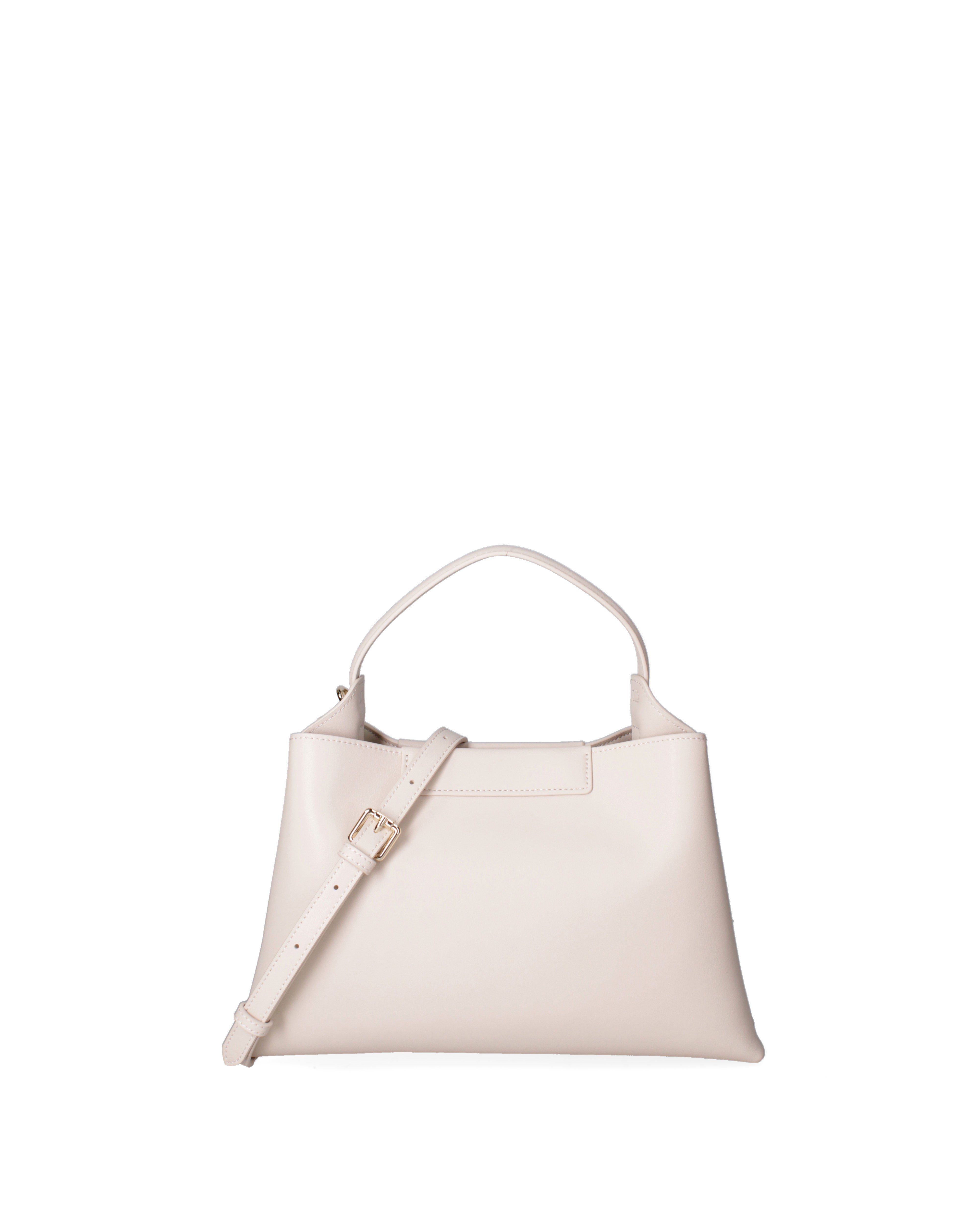 Borsa a mano da donna 100% pelle riciclata 07227-Latte Viola Castellani