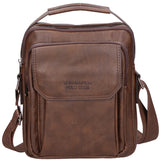 Borsa a tracolla uomo 100% PU Leather PCL3051-COFFEE Northampton Polo Club