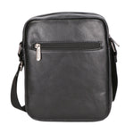 Borsa a tracolla uomo 100% pelle PU PCL3106-BLACK Northampton Polo Club