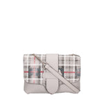 Caelia Borsa a tracolla da donna Vera pelle 194942-GRIGIO+NERO Gave Lux