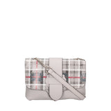 Caelia Borsa a tracolla da donna Vera pelle 194942-GRIGIO+NERO Gave Lux