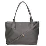 Lorena Borsa a spalla da donna Vera pelle 06506-D27 GRIGIO SCURO Gave Lux
