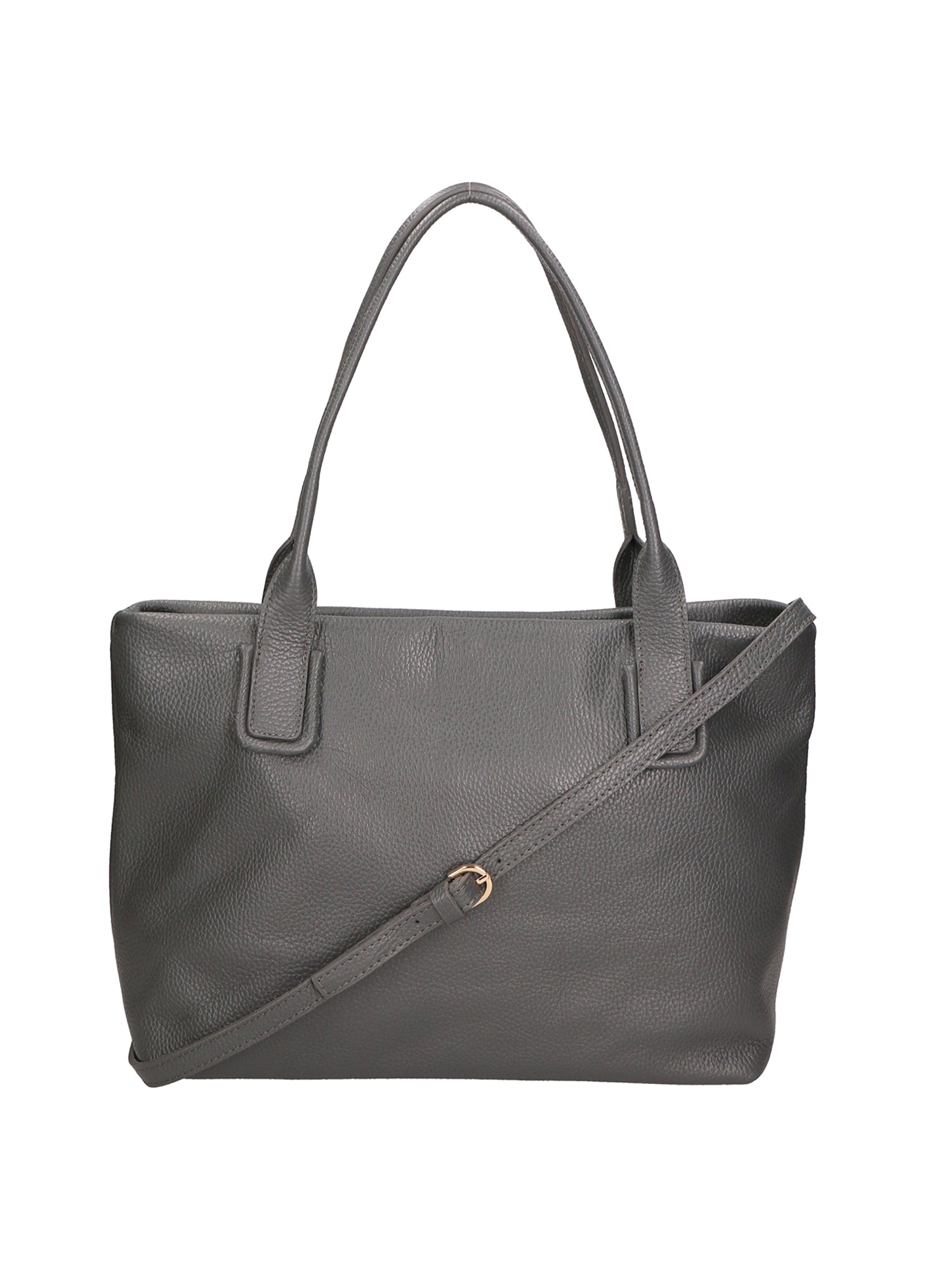 Lorena Borsa a spalla da donna Vera pelle 06506-D27 GRIGIO SCURO Gave Lux