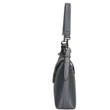 Aurelia Borsa a spalla da donna Vera pelle 05694-PL27 CENERE Gave Lux