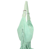 Zefira Borsa a spalla da donna Pelle Scamosciata 8630-MARINA Gave Lux