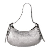 Gloria Borsa a mano da donna Vera pelle 05708L-L001 ARGENTO Gave Lux