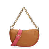 Valoria Elite Borsa a tracolla da donna Vera pelle 3532-D44 CUOIO+D82 BARBIE Gave Lux