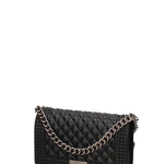 Borsa a mano donna 100% gomma FLAT PENKA M-BLACK-BRUSH CDF Marc Ellis