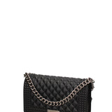 Borsa a mano donna 100% gomma FLAT PENKA M-BLACK-BRUSH CDF Marc Ellis