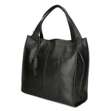 Aelia Borsa a spalla da donna Vera pelle 3312-D28 NERO BLACK Gave Lux