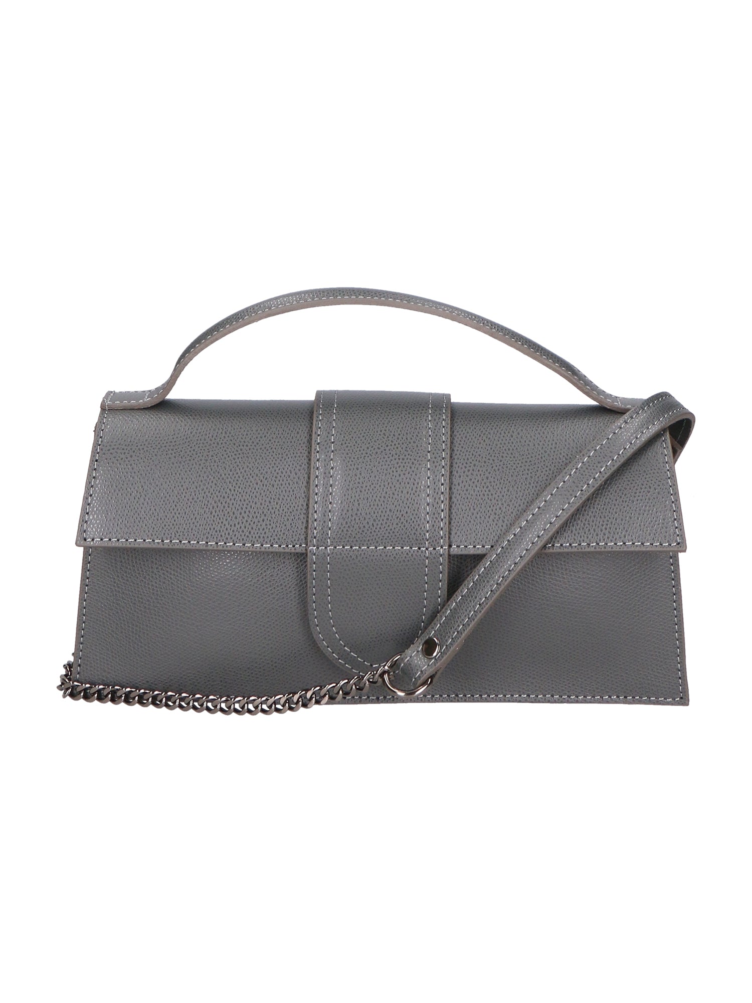 Liliana Borsa a mano da donna Vera pelle 06516-GRIGIO Gave Lux