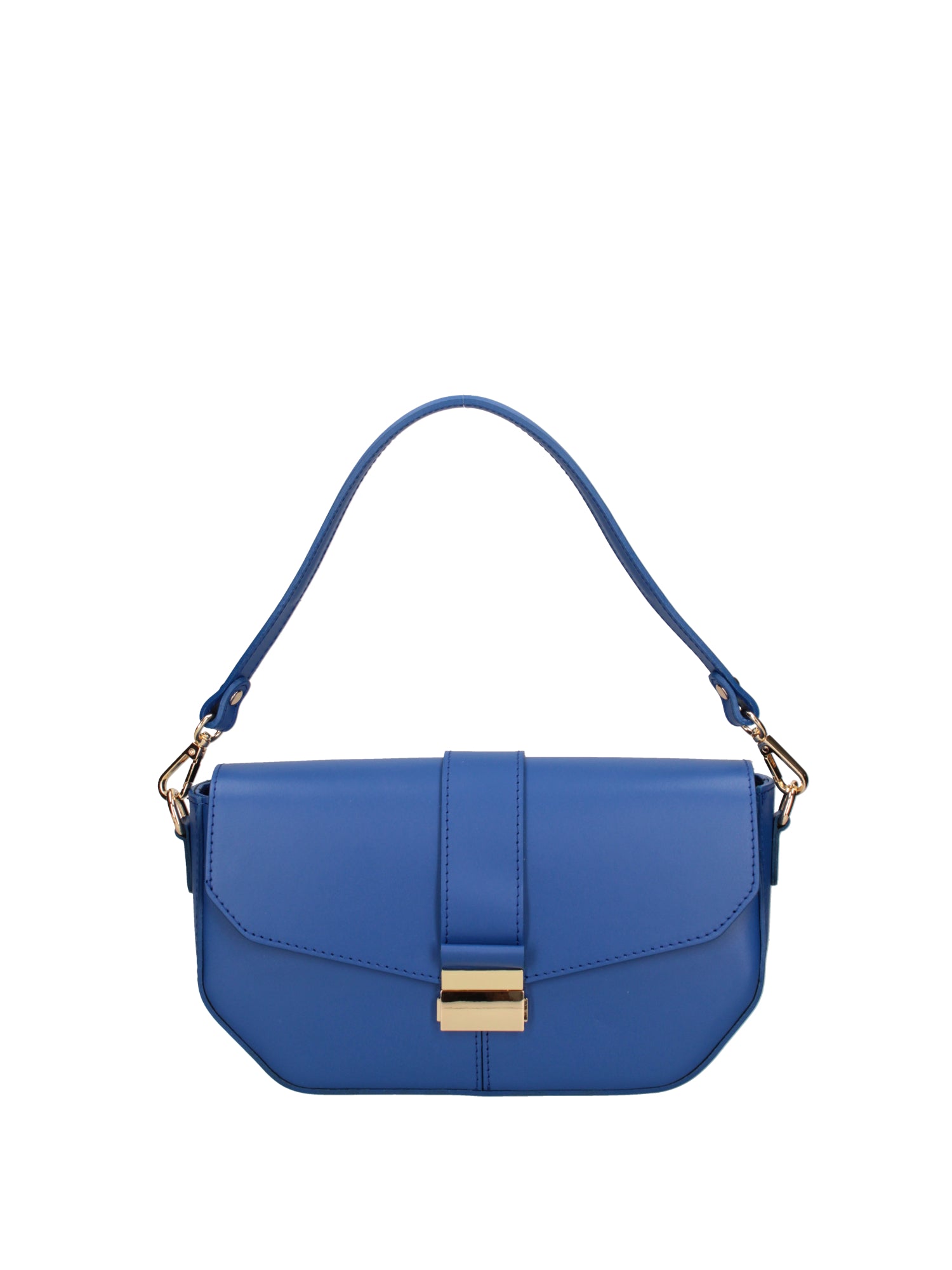 Borsa a spalla da donna Vera pelle 07229-L115 BLUETTE Roberta Rossi