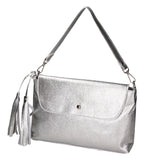 Auralia Borsa a mano da donna Vera pelle 05923-DL1 ARGENTO Gave Lux