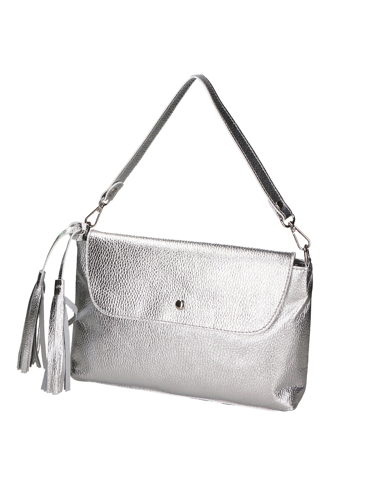 Auralia Borsa a mano da donna Vera pelle 05923-DL1 ARGENTO Gave Lux