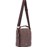 Borsa a tracolla uomo Ecopelle e poliestere BC1193-CAFFE' B Cavalli