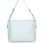 Borsa a spalla da donna Misto pelle e tessuto 07157-D102 CIELO Roberta Rossi