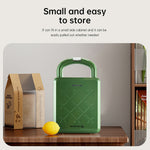 Plastica & Teflon Tostapane Sandwich Maker Garanzia 24 Mesi JB-988-White Greenis