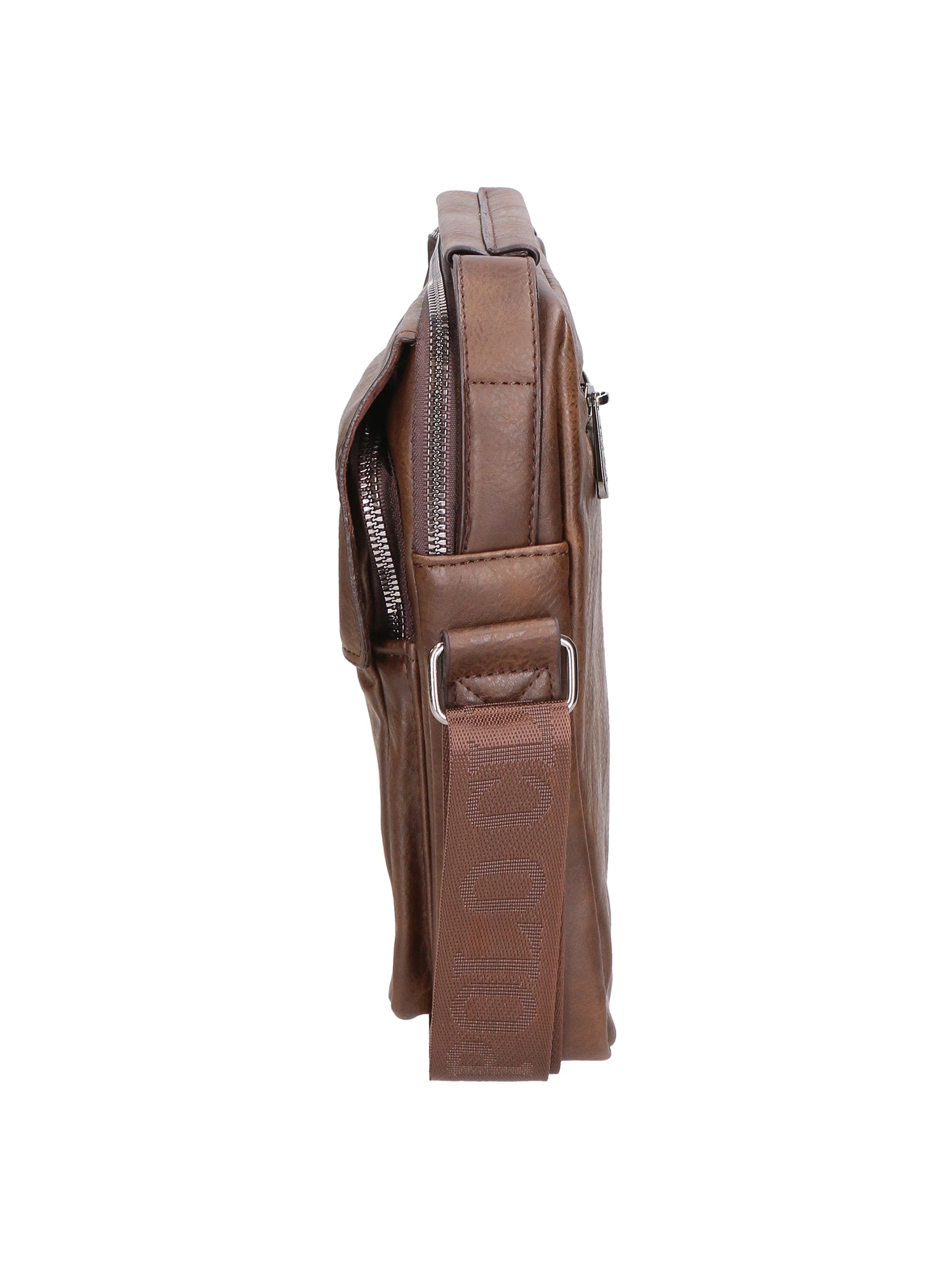 Borsa a tracolla uomo 100% pelle PU PCL3053-COFFEE Northampton Polo Club