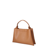 Borsa a mano da donna 100% pelle riciclata 07227-Cuoio Viola Castellani