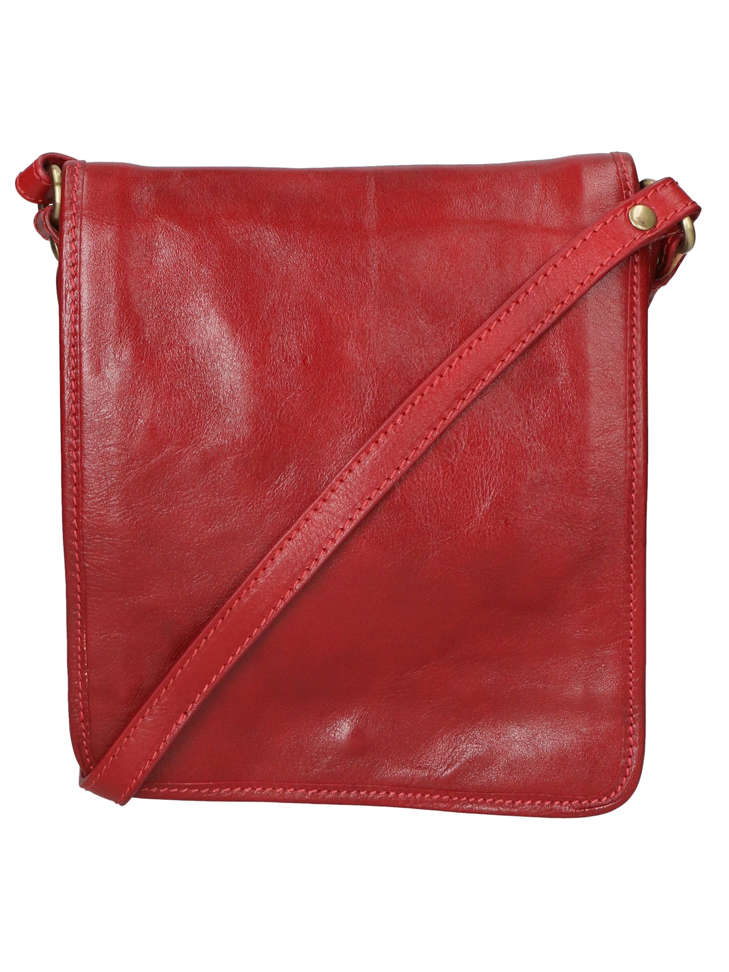 Fiamma Borsa a tracolla da donna Vera pelle 9109-ROSSO RED Gave Lux