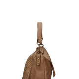 Novella Borsa a spalla da donna Vera pelle 7800-TAUPE Gave Lux