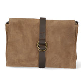 Benedetta Borsa a tracolla da donna Pelle Scamosciata 10011-TAUPE Gave Lux
