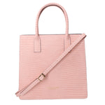 Giulia Borsa a mano da donna Vera pelle effetto cocco 468W-LU13 ROSA BABY Viola Castellani