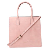 Giulia Borsa a mano da donna Vera pelle effetto cocco 468W-LU13 ROSA BABY Viola Castellani
