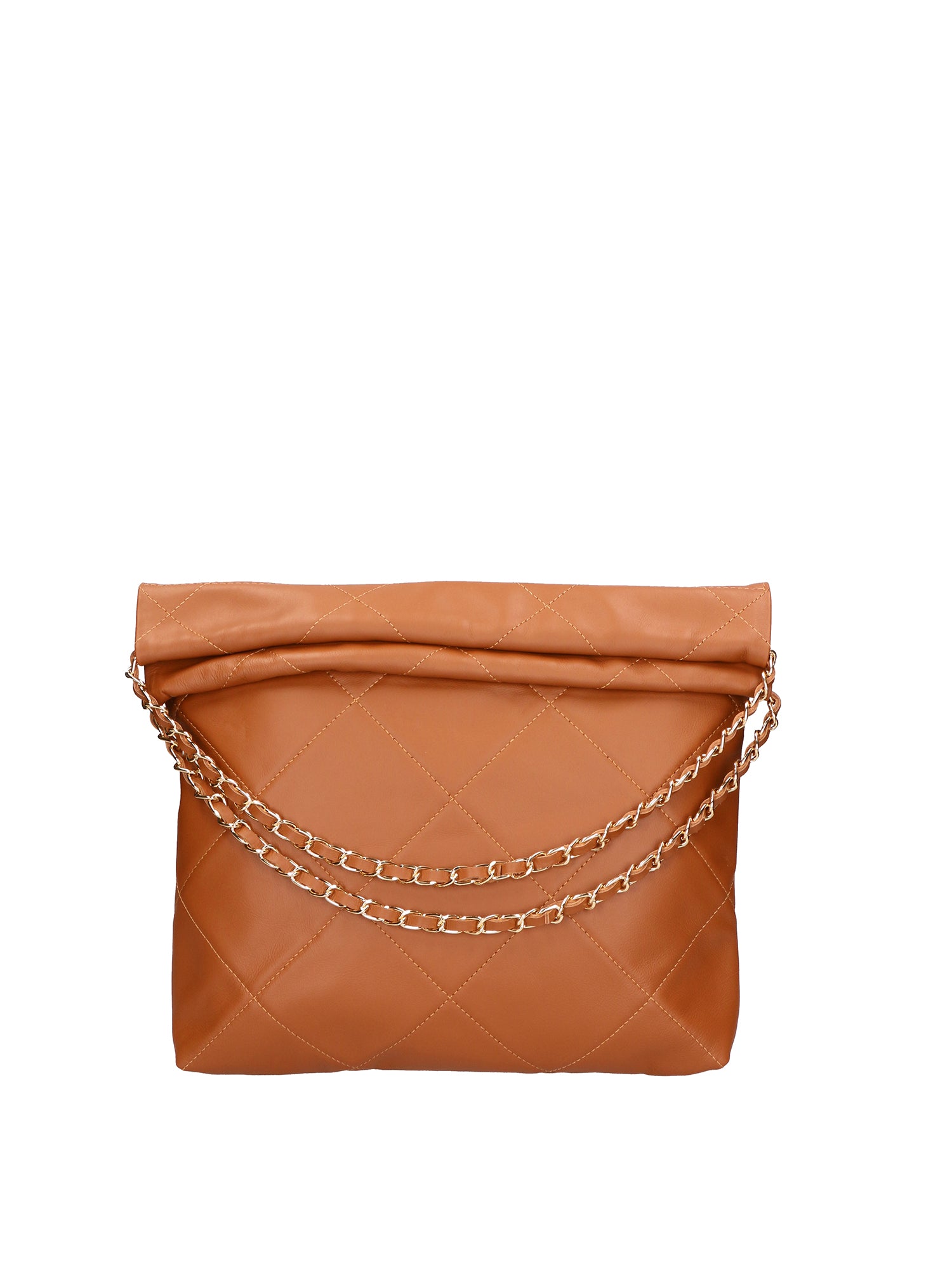Violante Borsa a spalla donna Vera pelle 06897-S17 CUOIO SCURO Gave Lux
