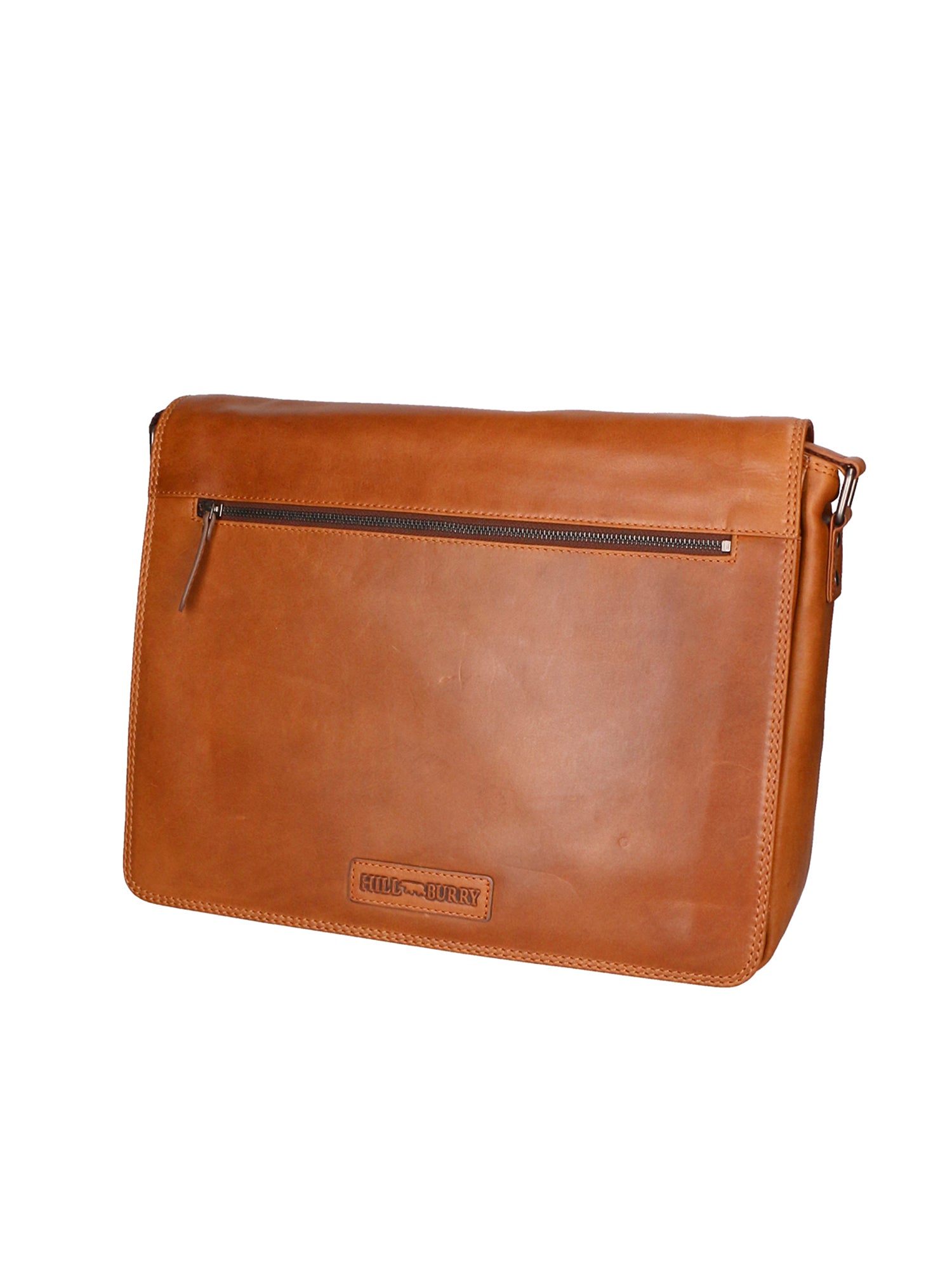 Borsa da lavoro uomo in vera pelle RFID HILB-400-CUOIO Hill Burry