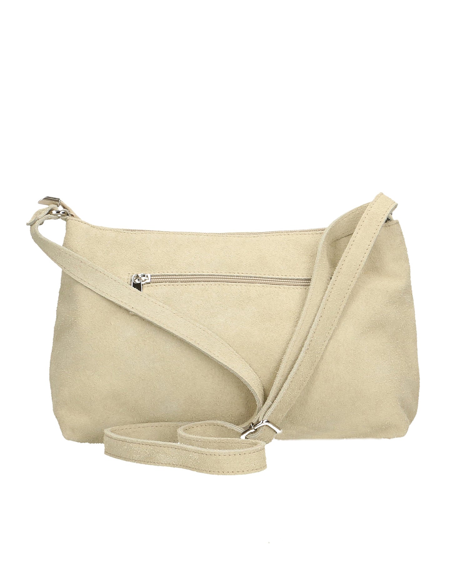 Embera Elite Borsa a tracolla donna Vera pelle scamosciata 8650-BEIGE Gave Lux
