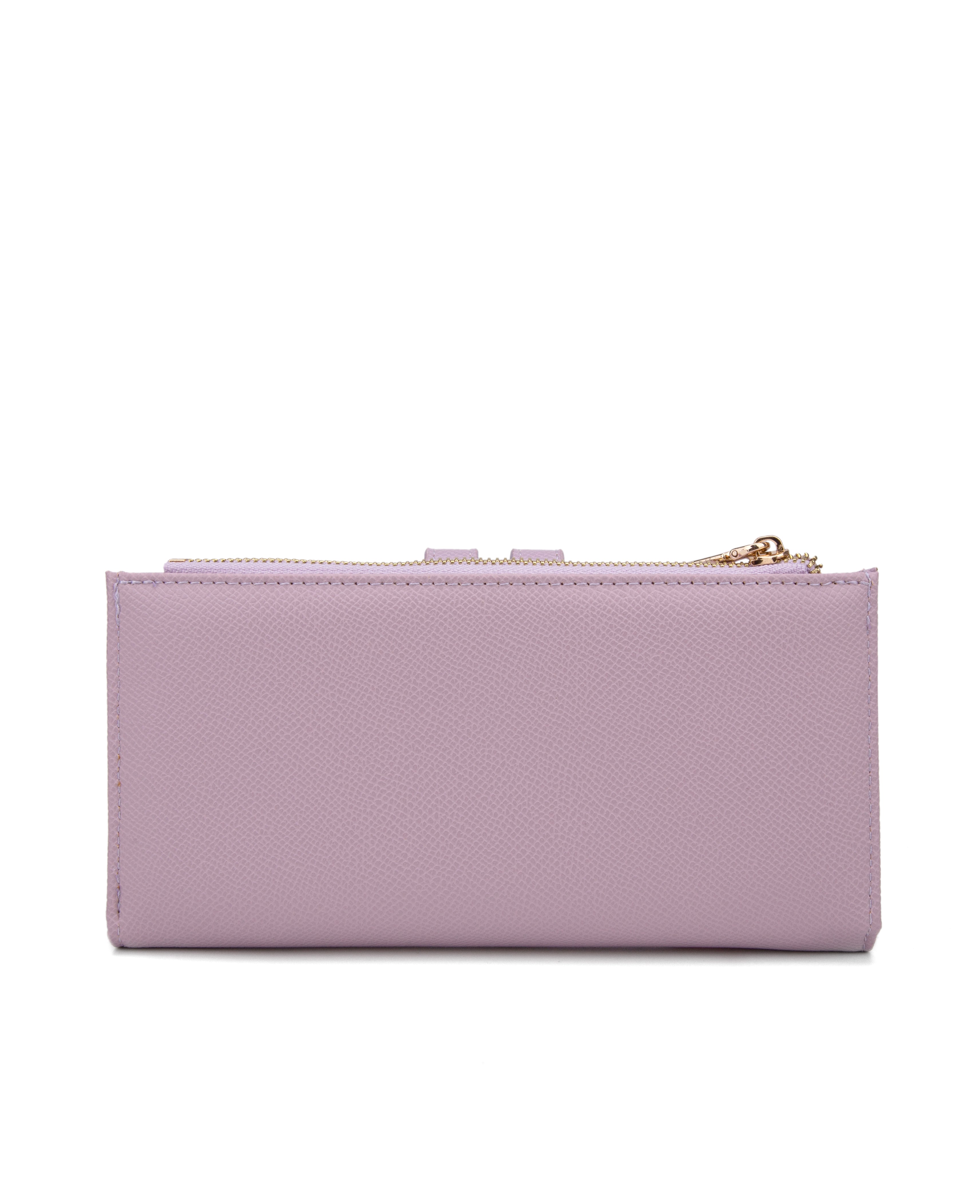 Portafoglio da donna 100% pelle vegana PU 798-3PT-LAVENDER Diana&co