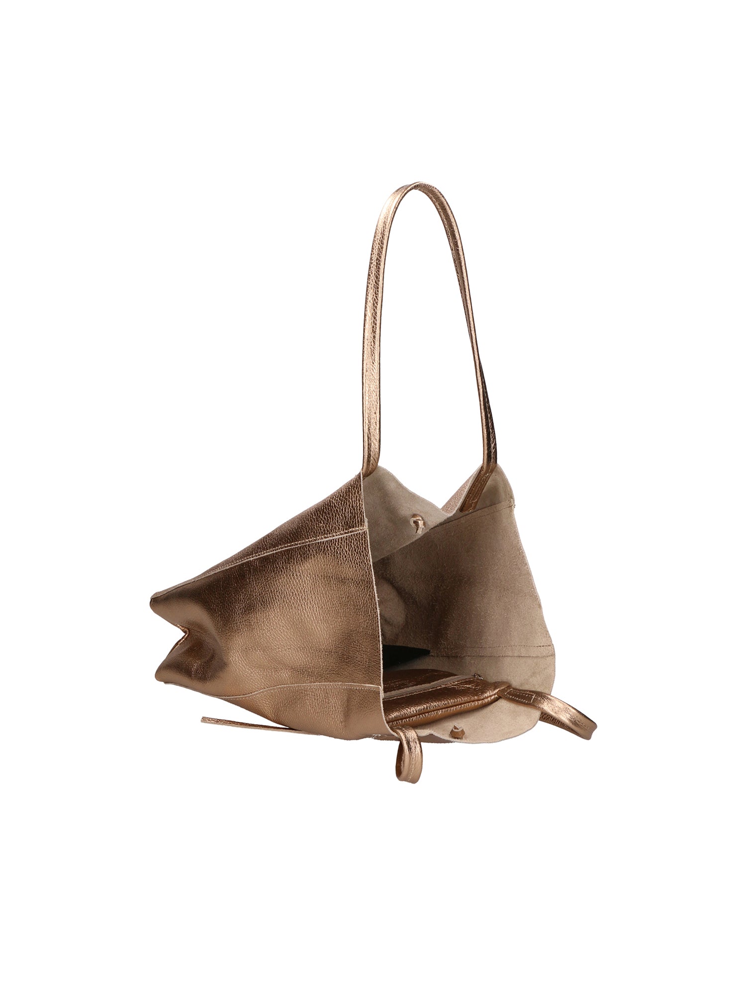 Iride Borsa a mano da donna 100% pelle 05921-DL7 ORO ANTICO Gave Lux