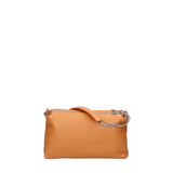 Borsa a spalla da donna Vera pelle 07141-D44 CUOIO Viola Castellani