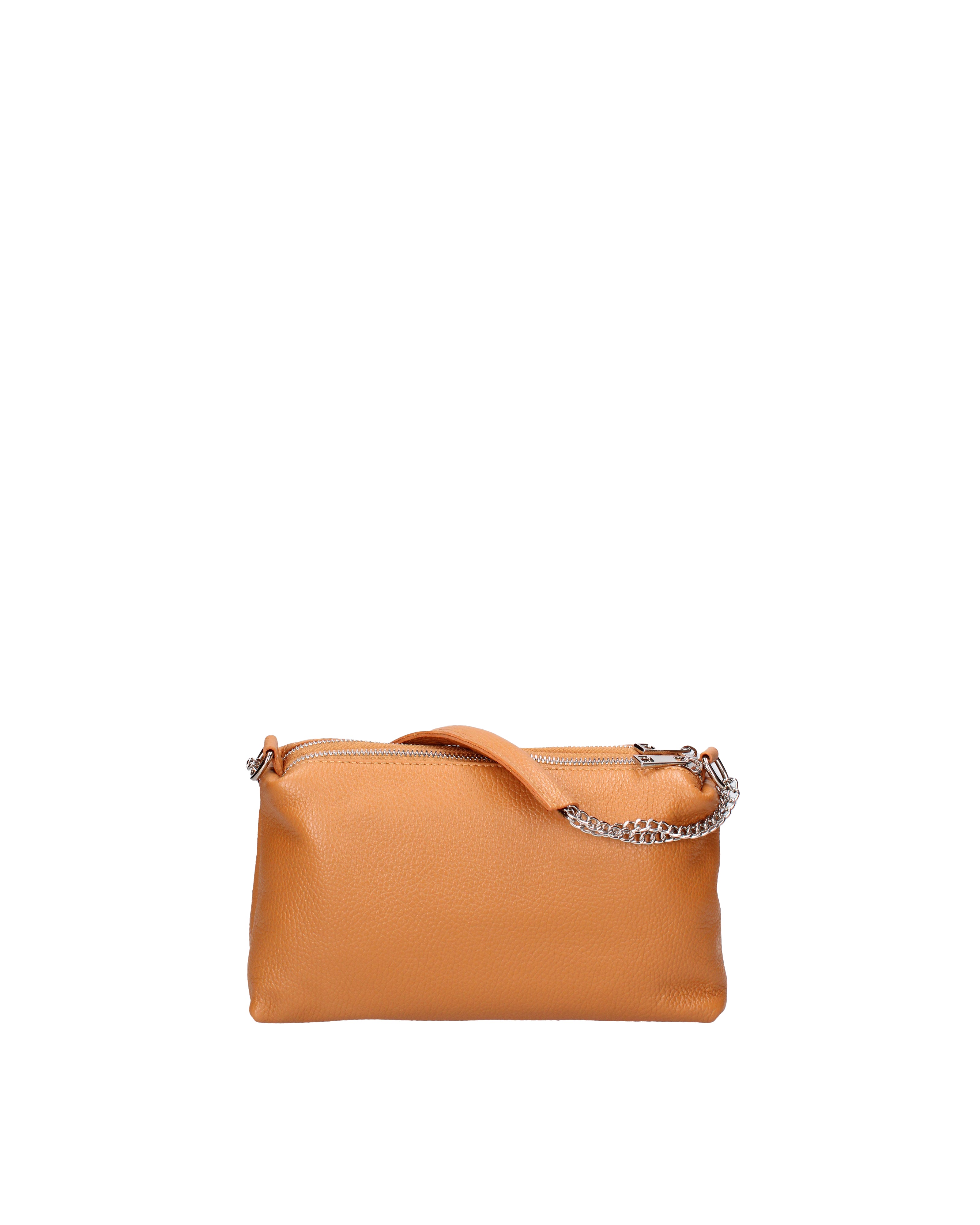 Borsa a spalla da donna Vera pelle 07141-D44 CUOIO Viola Castellani