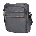 Borsa a tracolla uomo 100% pelle PU PCL3020-GREY Northampton Polo Club