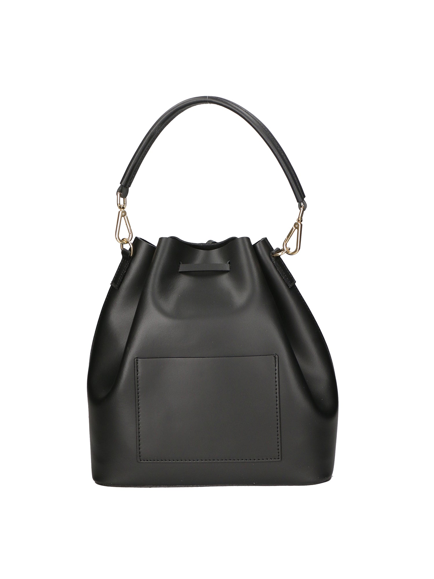 Erina Borsa a mano da donna Vera pelle 8073-P218 NERO Gave Lux
