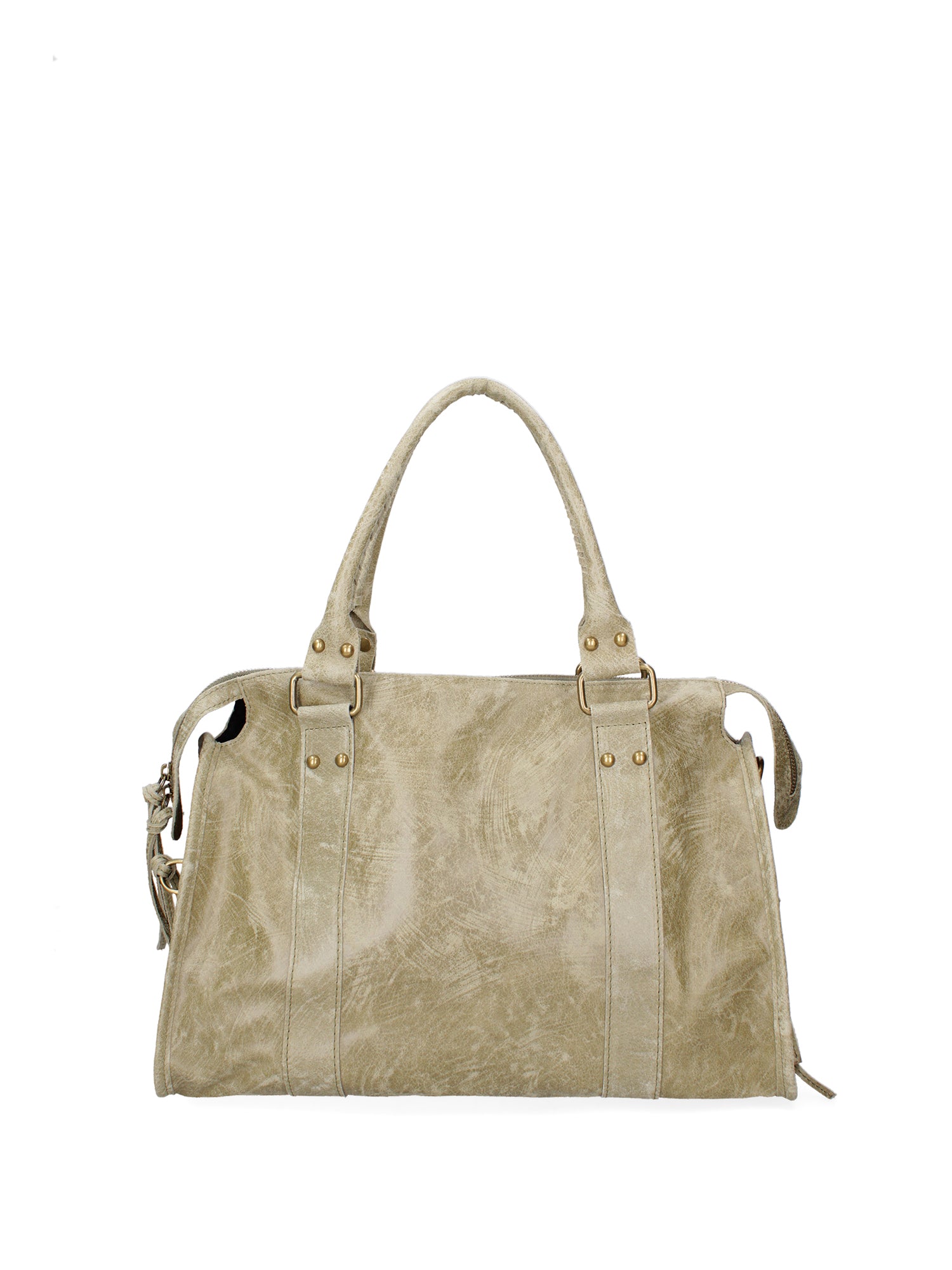 Elara Borsa a spalla da donna Vera pelle 06090-025 VERDE MILITARE Gave Lux