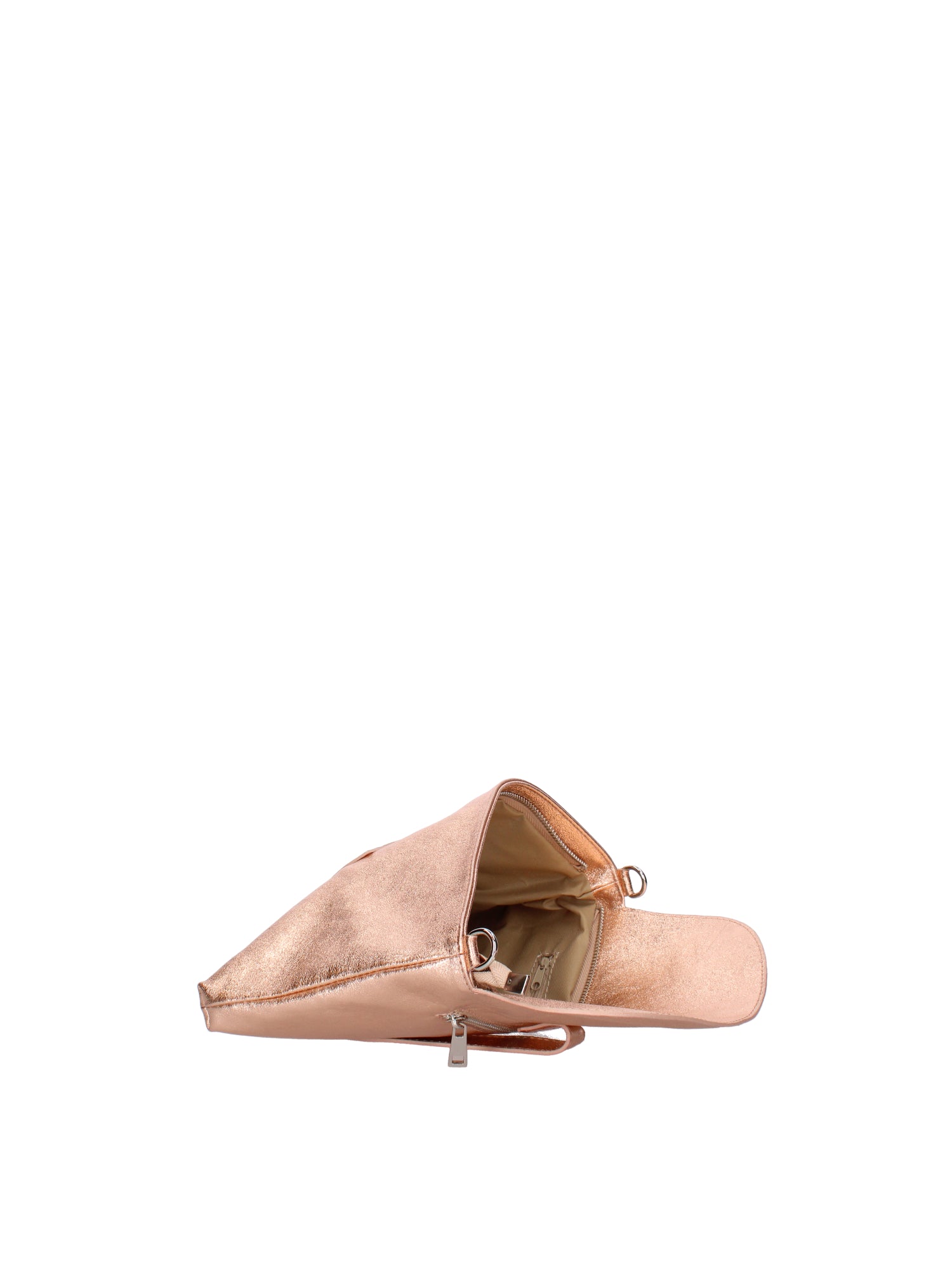 Borsa a mano da donna Vera pelle 07163-L012 ROSA Viola Castellani