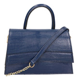 Ariel Borsa a mano da donna Vera pelle 05458-LU24 BLU JEAN Gave Lux