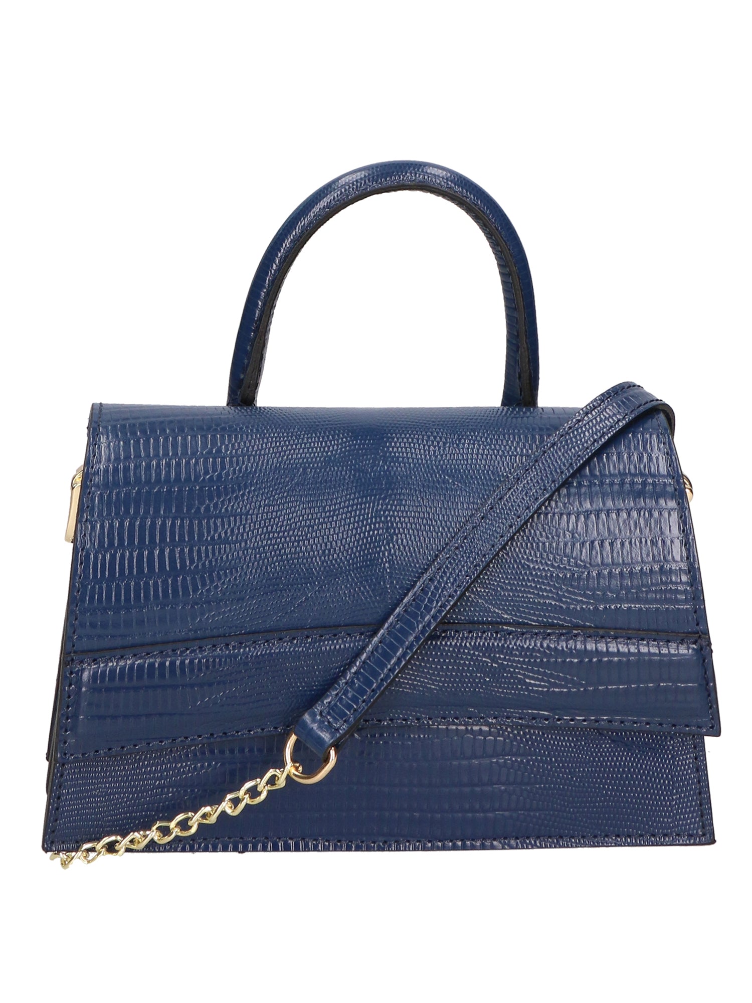 Ariel Borsa a mano da donna Vera pelle 05458-LU24 BLU JEAN Gave Lux