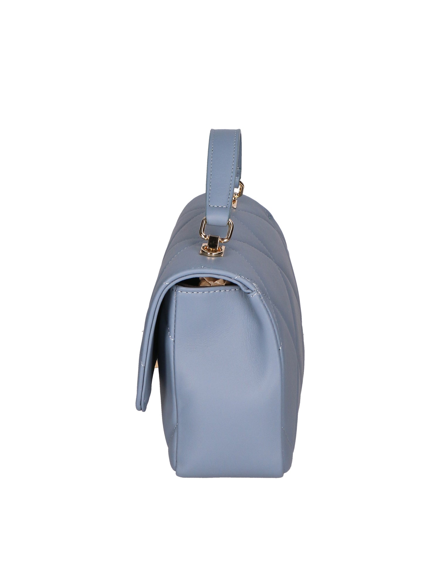 Vita Borsa a spalla da donna Vera pelle 06879-S41 CELESTE SCURO Gave Lux