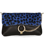 Safira Borsa a mano da donna Vera pelle 04760-LEO P BLU Gave Lux