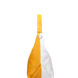 Borsa a spalla da donna Vera pelle 07233-D04 GIALLO+BIANCO Roberta Rossi
