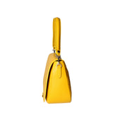 Sabina Borsa a spalla da donna Vera pelle 07139-D04 GIALLO Viola Castellani