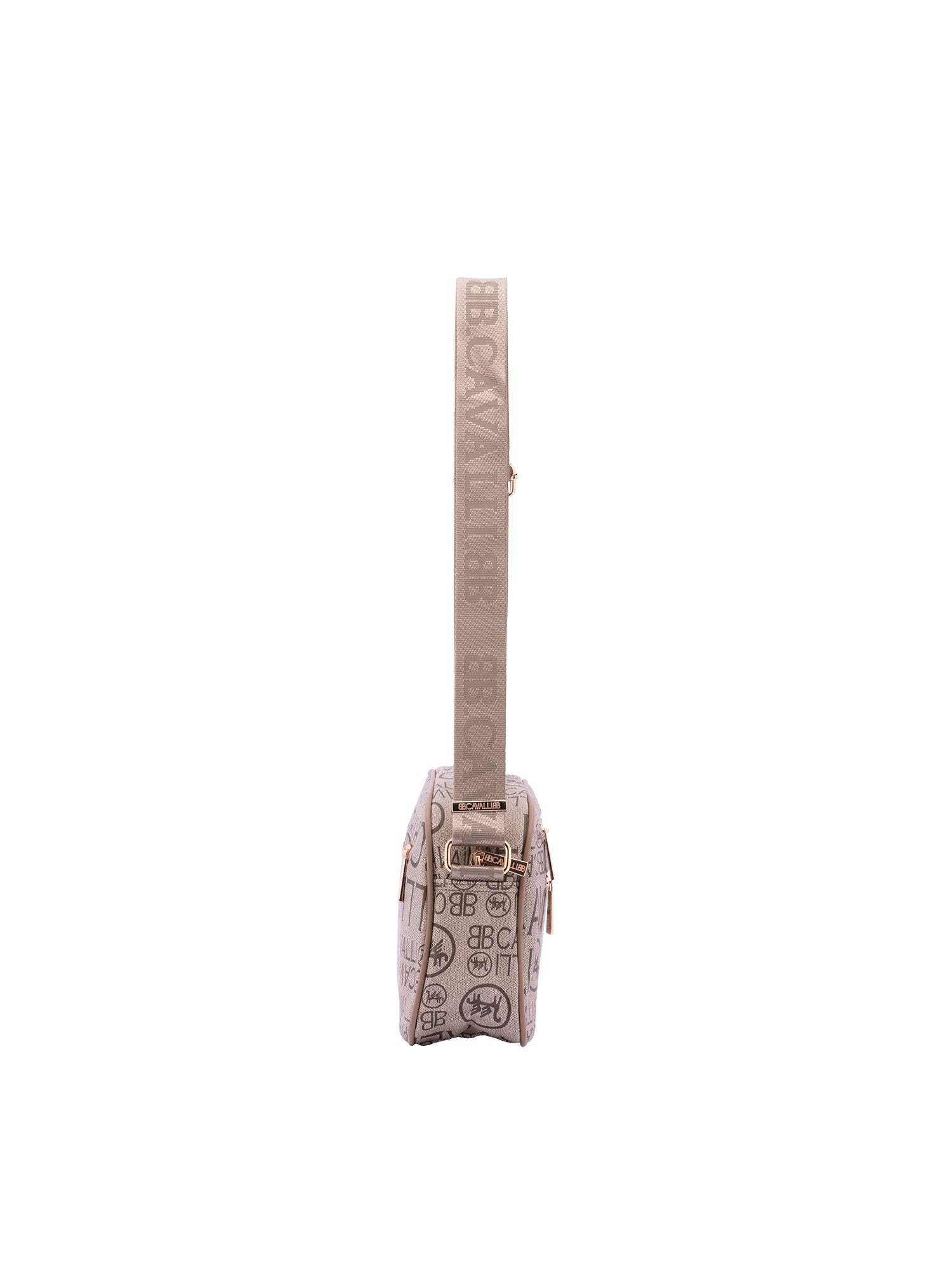 Borsa a tracolla da donna Ecopelle BC1362-KHAKI B Cavalli