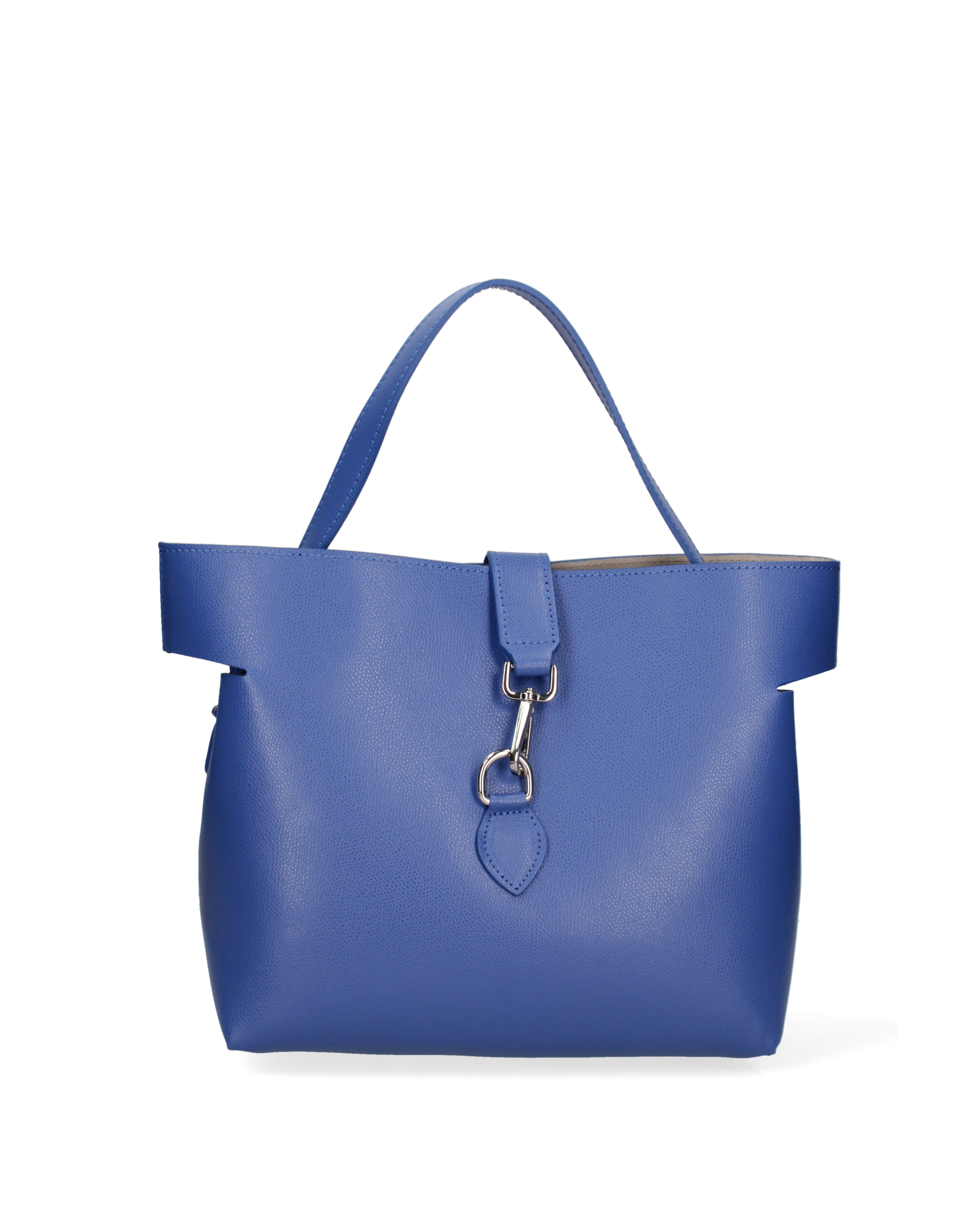 Liviana Borsa a mano da donna Vera pelle 07379-P633 BLUETTE Gave Lux